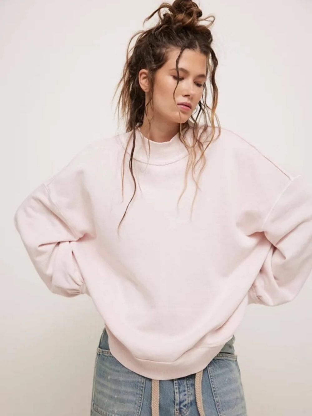We The Free Palm Springs Pullover~ Mauve Chalk